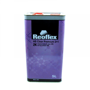 Лак Reoflex 2К HS Clear Premium 2+1 акриловый 5л, без отвердителя