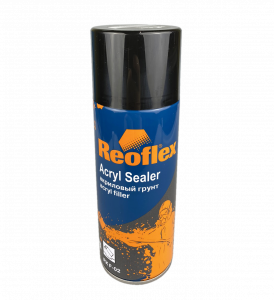 Грунт в аэрозоле Reoflex 1К Acryl Sealer акриловый, 520мл, черный