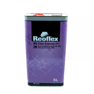 Лак Reoflex 2К MS Clear Express 2+1 акриловый 5л, без отвердителя