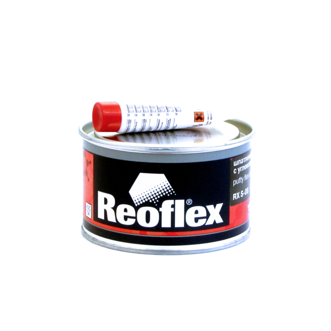 Шпатлевка Reoflex Flex Carbon с углеволокном 0,5кг с отвердителем