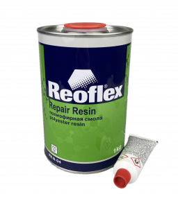 Смола Reoflex 2К Repair Resin полиэфирная 1кг, с отвердителем