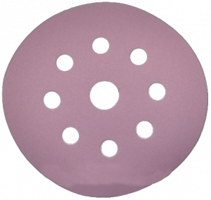 Круг 3М абразив. на липучке D150 мм, 9 отв. пурпурный Р400