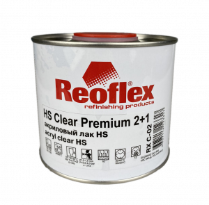 Лак Reoflex 2К HS Clear Premium 2+1 акриловый 0,5л без отвердителя