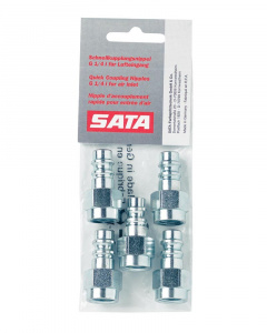 Комплект стальных ниппелей Sata для быстрого разъёма (5 шт.)