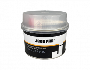Шпатлевка JETA PRO 5545 Carbon с углеволокном, черная 0,5кг с отвердителем