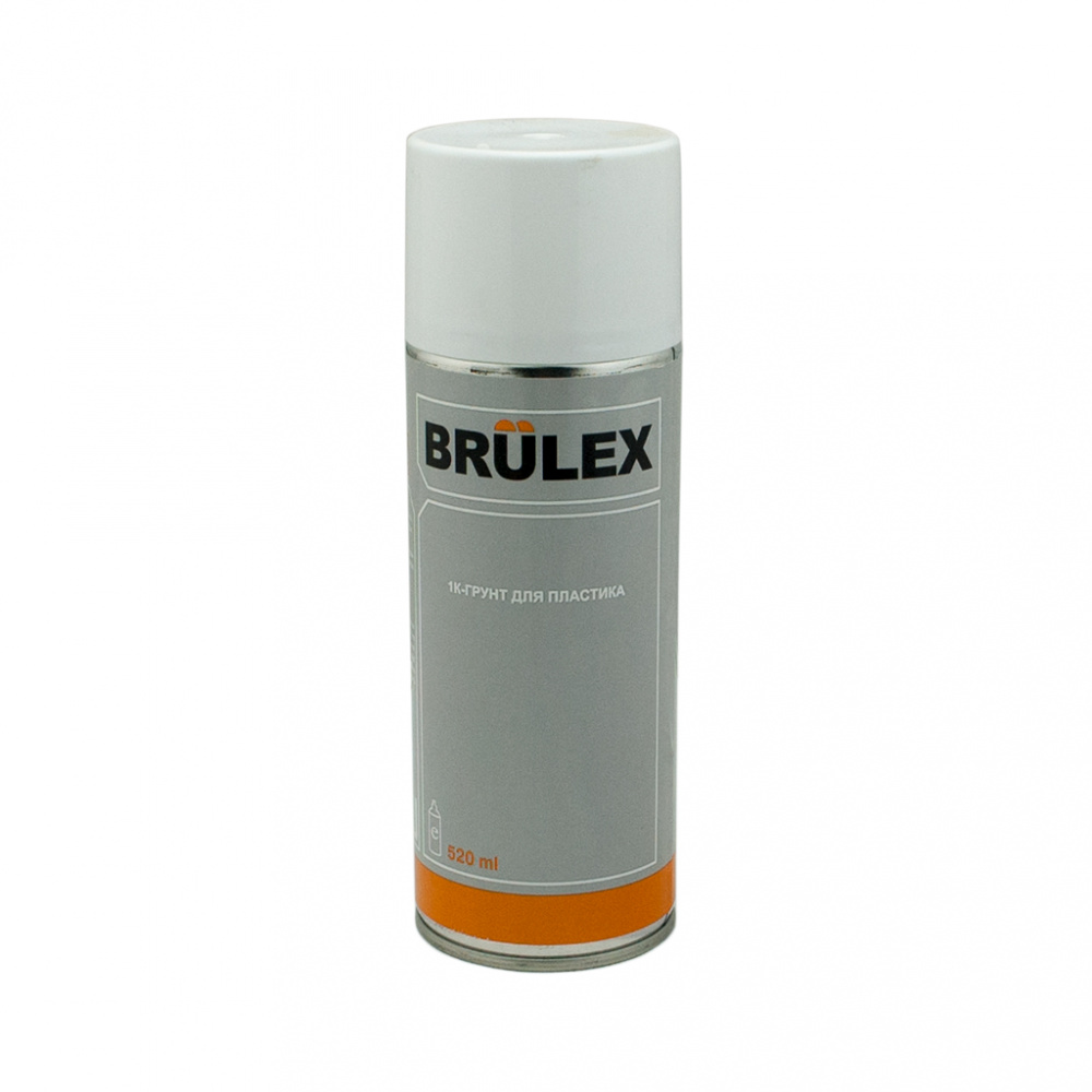 Грунт-наполнитель Brulex 1K для пластика в аэрозоли 0,52 л.