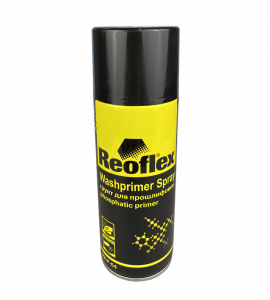 Грунт в аэрозоле Reoflex Washprimer Spray для прошлифовки, 520мл, серый