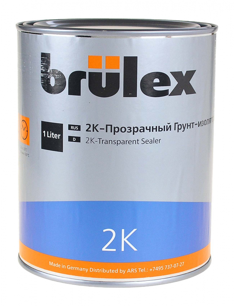 Грунт-изолятор Brulex 2K transparent sealer прозрачный 1л