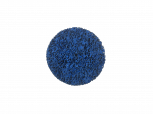 Круг Русский Мастер для снятия ржавчины на резьбе М14, Д=100мм, толщина 14мм,, синий