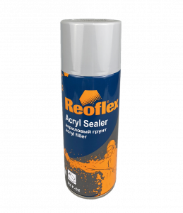 Грунт в аэрозоле Reoflex 1К Acryl Sealer акриловый, 520мл, серый