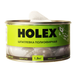 Шпатлевка Holex Soft мелкодисперсная, бирюзовая, 1.8кг с отвердителем