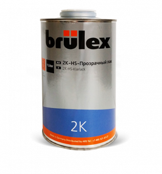 Лак Brulex 2К-НS прозрачный, 1л