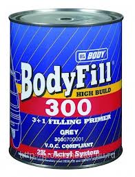 Грунт Body 2К-HS 3+1 серый, 3л с отв. 1л