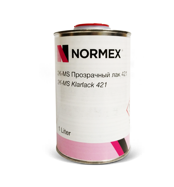 Лак Normex 2К-МS 421 прозрачный 1л, без отвердителя