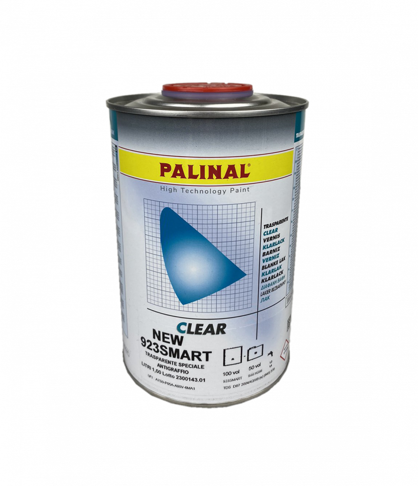 Лак PALINAL SMART 2K HS 2+1 акриловый прозрачный 1л, без отвердителя