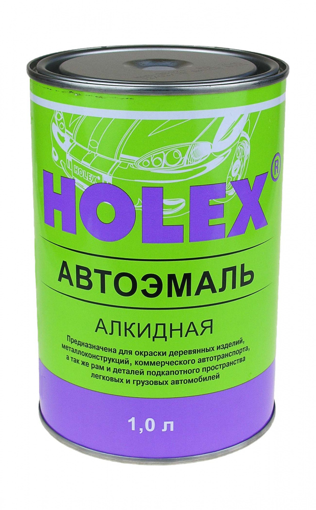 9005 RAL Автоэмаль алкидная Holex Черная 1л