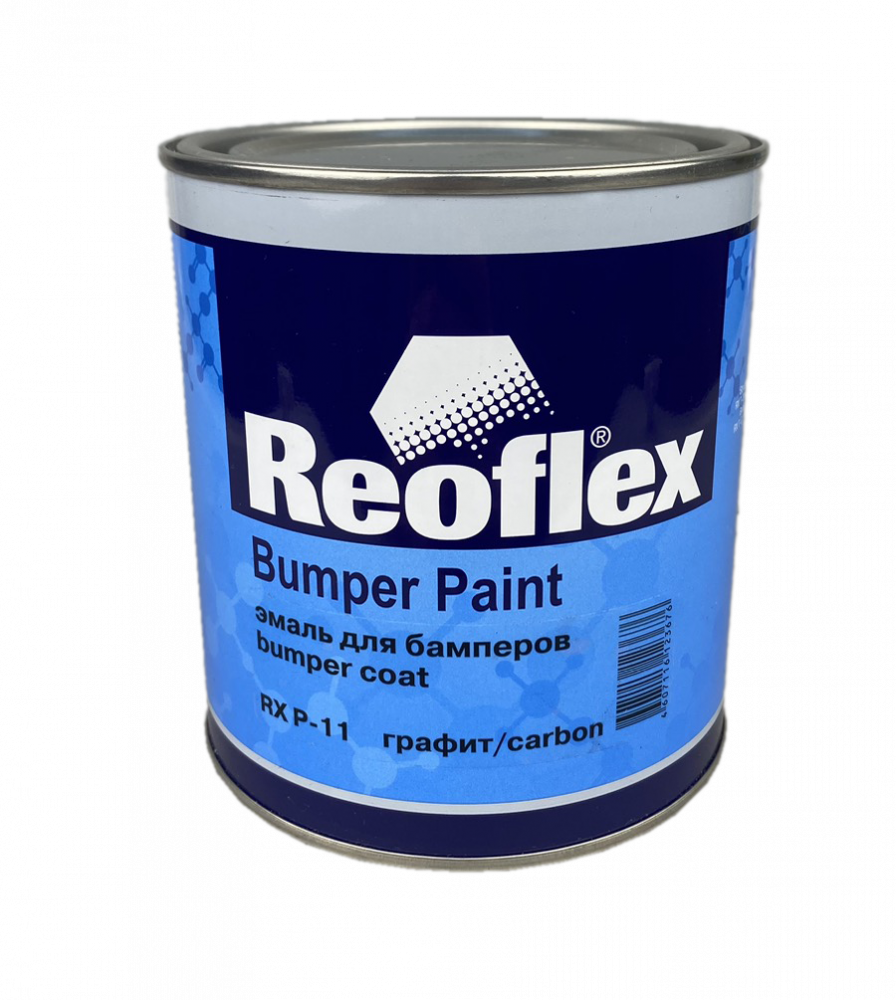 Эмаль для бамперов Reoflex 1K Bumperpaint, Графит, 0.75л