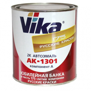 040 Автоэмаль акриловая Vika АК-1301 Белая 0,85кг., Просрок