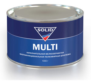 Шпатлевка SOLID Multi многофункциональная, 0,5кг. с отвердителем