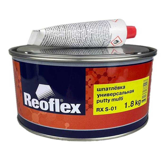 Шпатлевка Reoflex Multi универсальная, бежевая 1,8кг с отвердителем
