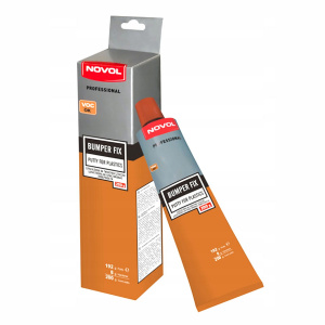 Шпатлевка Novol Bumper Fix для пластика, темно-серая 0,2кг с отвердителем