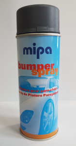 Краска в аэрозоле Mipa Bumper spray структурная, серая 400мл.