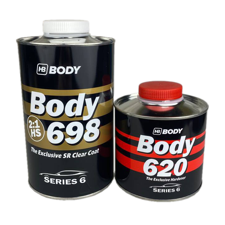 Лак Body PROLINE 698sr 2K HS 2+1 Clear coat 1л с отвердителем 620 0,5л