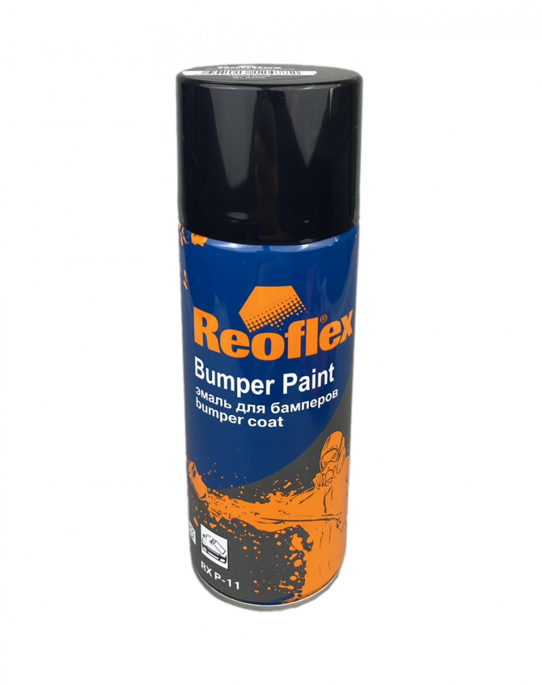 Краска в аэрозоле Reoflex Bumper Paint для бампера черная, 520мл