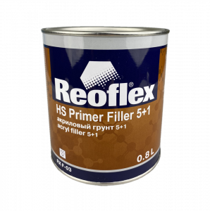 Грунт Reoflex 2К HS Primer Filler 5+1 акриловый (0,8л), черный