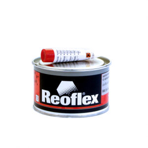Шпатлевка Reoflex Alumet с алюминием, серая 0,6кг с отвердителем