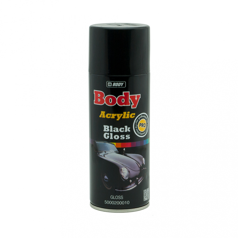 Краска в аэрозоле Body Black Gloss черная глянцевая, 400 мл