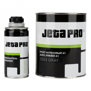 Грунт JETA PRO 5553 2K HS 4+1 акриловый 0,8л+0,2л, серый