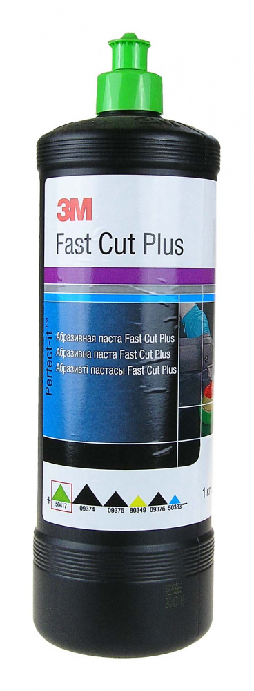 Паста 3М Fast Cut Plus полировальная абразивная, 1кг. (зеленый колпачок)