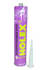 Клей-герметик Holex для вклейки стекол 310 ml, 1 час