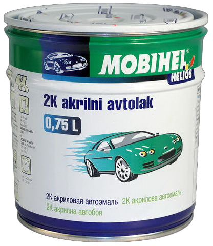 202 Автоэмаль акриловая Mobihel Белая 0,75л