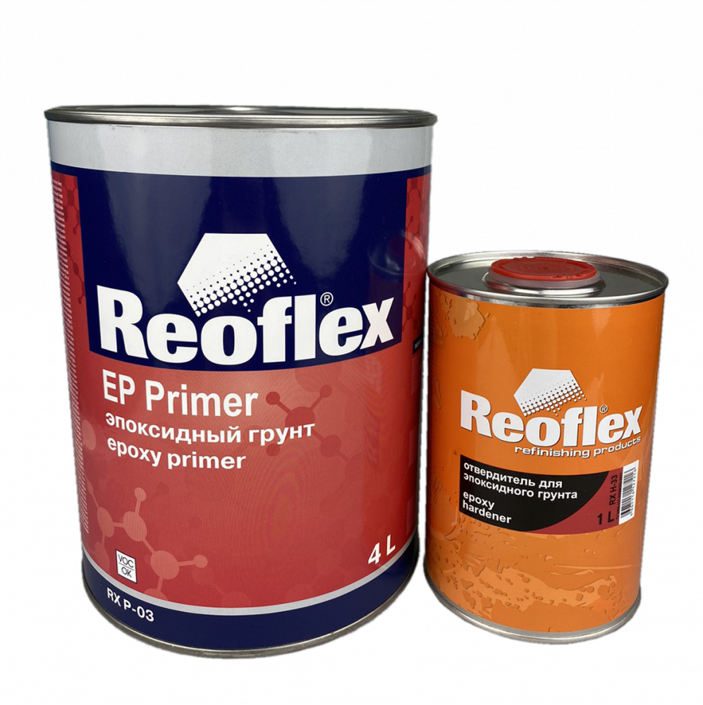 Грунт Reoflex 2К EP Primer эпоксидный 4л с отвердителем 1л