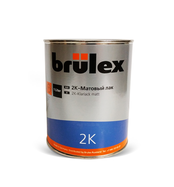 Лак Brulex 2К Матовый, 1л, без отвердителя