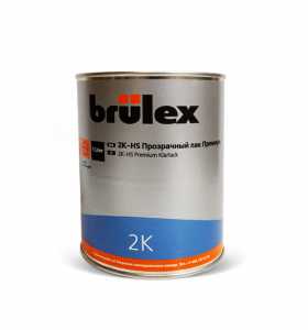 Лак Brulex 2К-НS Premium прозрачный, 1л, без отвердителя
