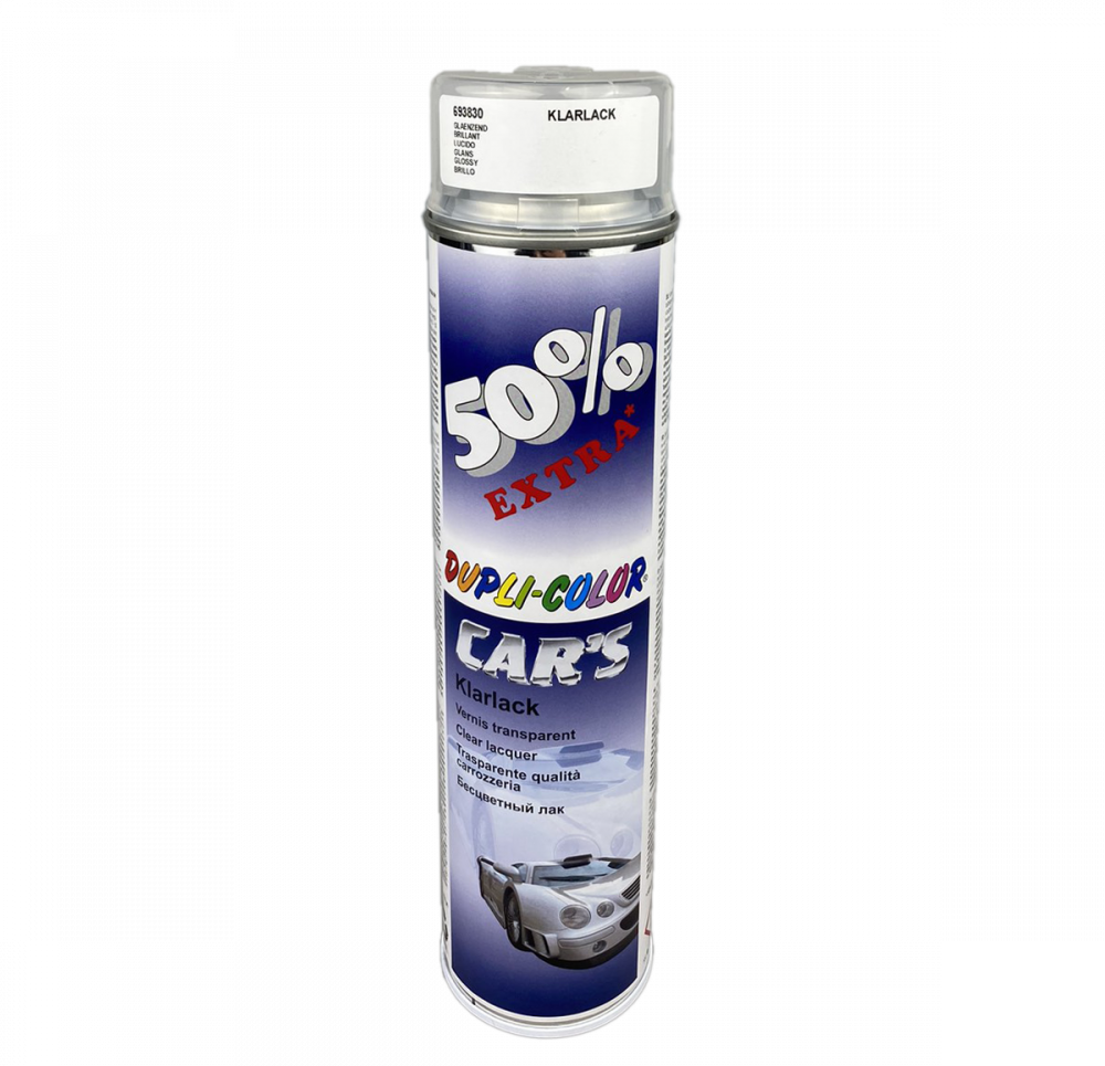 Лак в аэрозоле Dupli-Color акриловый прозрачный 0,6л.