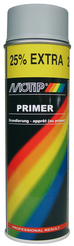 Грунт в аэрозоле MOTIP 1К acryl primer, серый, 500мл
