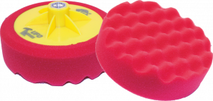 Полировальник H7 UFO Soft Cut 150*50мм мягкий рельефный красный на резьбе М14