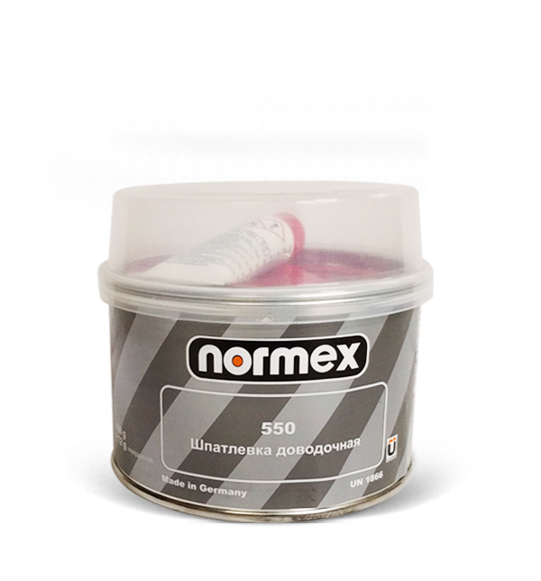 Шпатлевка Normex 550 доводочная 0,5кг с отвердителем