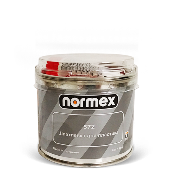 Шпатлевка Normex 572 для пластика 0,25кг с отвердителем
