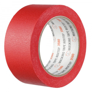 Лента малярная RoxelPro 3580 (40м*48мм) красная, 80*