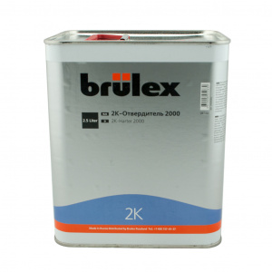 Отвердитель Brulex 2K 2000 медленный для акриловых материалов 2,5л