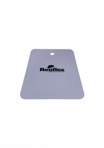Тест-пластина металлическая Reoflex 150*100мм, серая