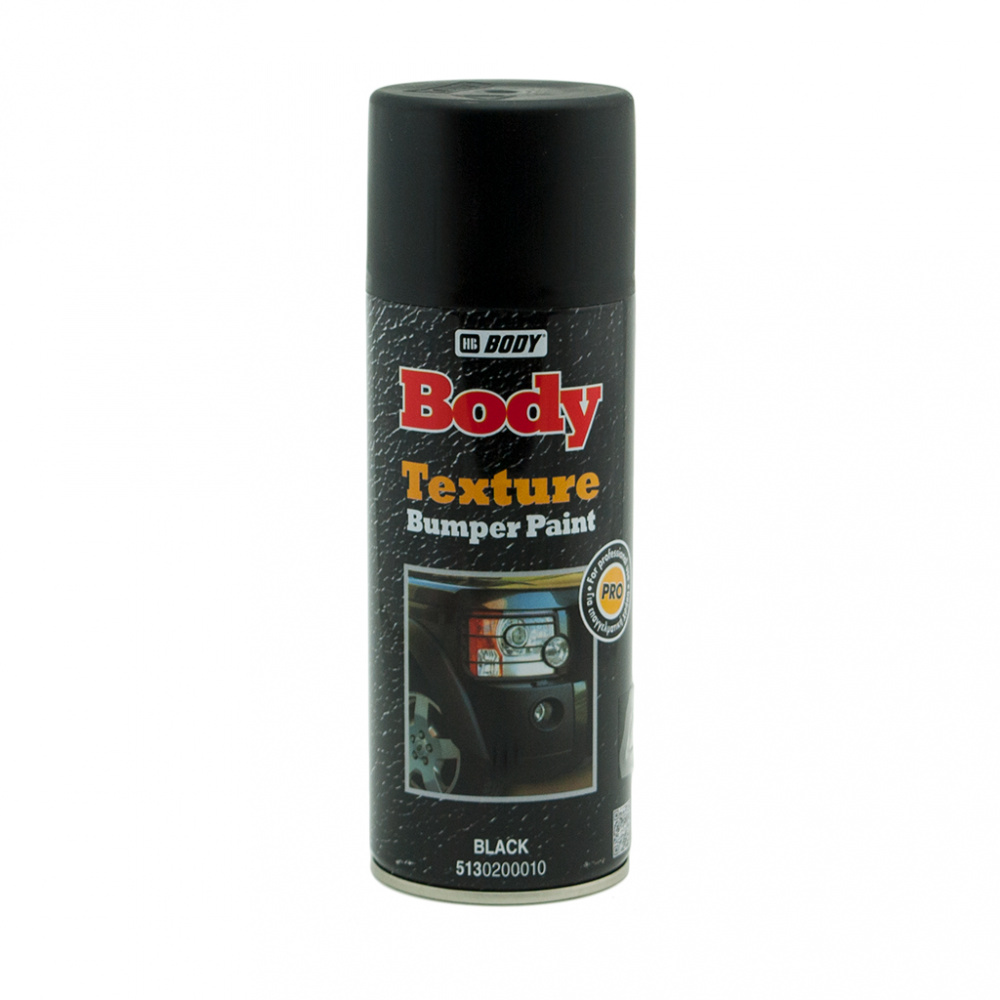 Краска в аэрозоле Body Texture Bumper Paint для бампера текстурная, черная, 400 мл