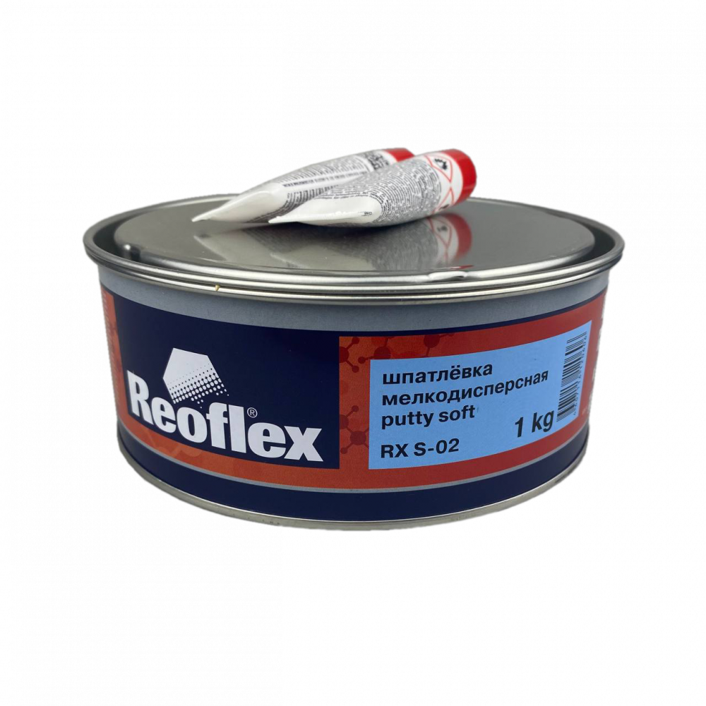 Шпатлевка Reoflex Soft мелкодисперсная, бежевая, 1кг с отвердителем