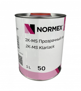Лак Normex 2К-MS 50 прозрачный 1л, без отвердителя