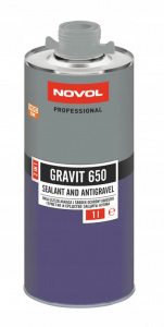 Антигравийное покрытие-герметик Novol Gravit 650 бежевый,  в евробаллоне 1л